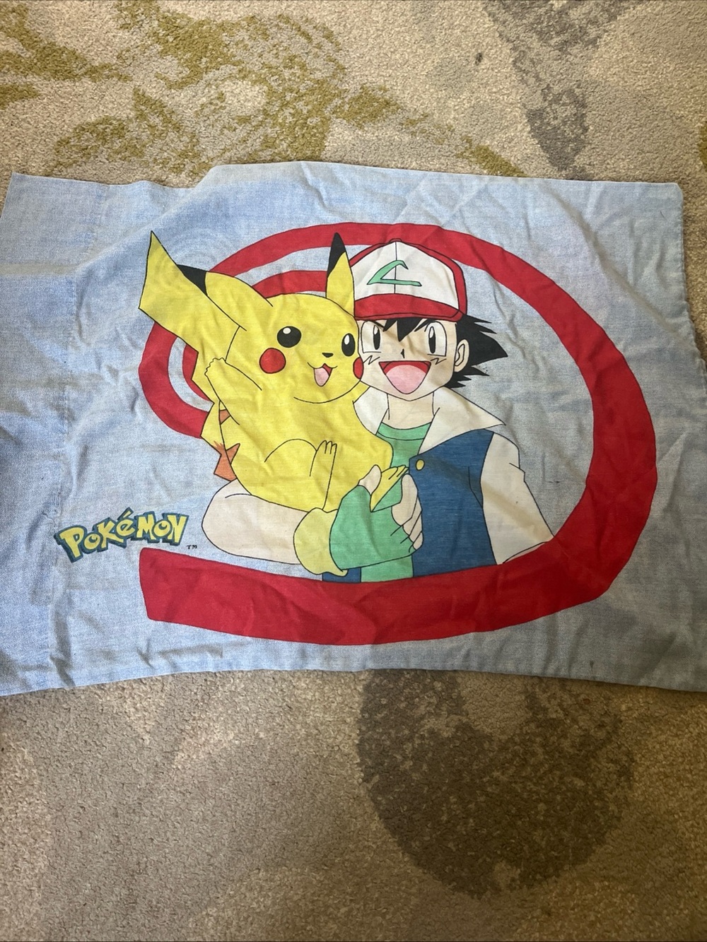 Nintendo Yellow Pikachu Graphic Pillowcase
